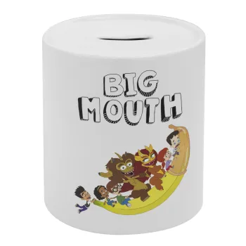 Big mouth, Κουμπαράς πορσελάνης με τάπα