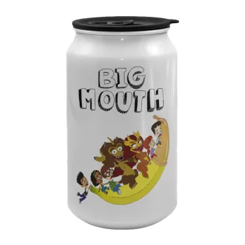 Big mouth, Κούπα ταξιδιού μεταλλική με καπάκι (tin-can) 500ml