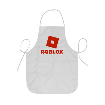 Roblox red, Ποδιά Σεφ ολόσωμη κοντή  Παιδική (44x62cm)