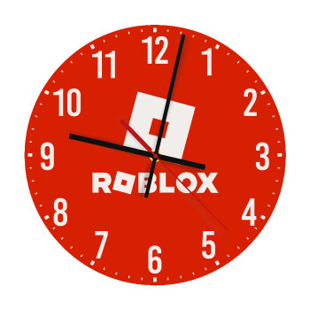 Roblox red, Ρολόι τοίχου ξύλινο (30cm)