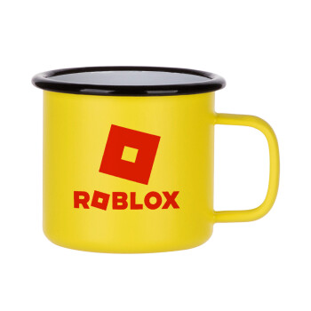 Roblox red, Κούπα Μεταλλική εμαγιέ ΜΑΤ Κίτρινη 360ml