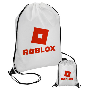 Roblox red, Τσάντα πουγκί με μαύρα κορδόνια (1 τεμάχιο)