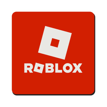 Roblox red, Τετράγωνο μαγνητάκι ξύλινο 9x9cm