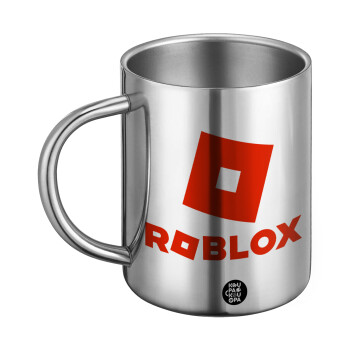 Roblox red, Ανοξείδωτη Μεταλλική Κούπα 450ml - Διπλού Τοιχώματος