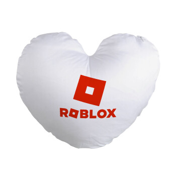 Roblox red, Μαξιλάρι καναπέ καρδιά 40x40cm περιέχεται το  γέμισμα