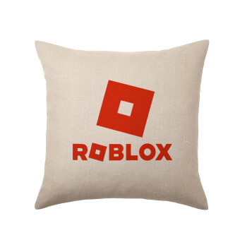 Roblox red, Μαξιλάρι καναπέ ΛΙΝΟ 40x40cm περιέχεται το  γέμισμα