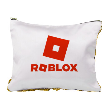 Roblox red, Τσαντάκι νεσεσέρ με πούλιες (Sequin) Χρυσό