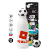 Soccer Metal mug thermos, double wall, 550ml