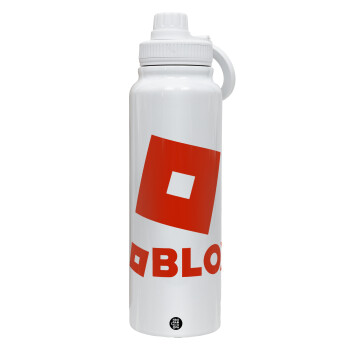 Roblox red, 1L Stainless Steel Thermal Bottle with Phone Holder & Double Wall Insulation