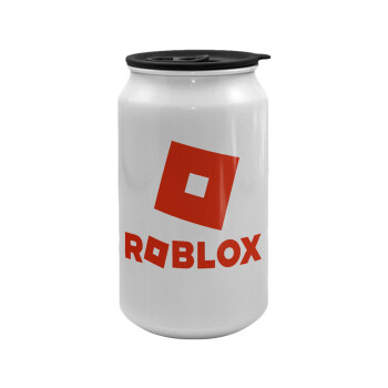 Roblox red, Κούπα ταξιδιού μεταλλική με καπάκι (tin-can) 500ml