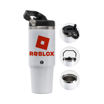 Roblox red, 30oz stainless Steel Tumbler with Handle