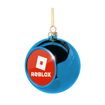 Roblox red, Blue Christmas tree ball ornament 8cm