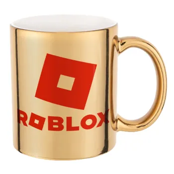 Roblox red, Κούπα κεραμική, χρυσή καθρέπτης, 330ml