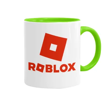 Roblox red, Κούπα χρωματιστή βεραμάν, κεραμική, 330ml