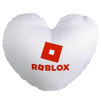Roblox red, Μαξιλάρι καναπέ καρδιά 40x40cm περιέχεται το  γέμισμα