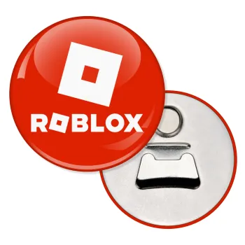 Roblox red, Μαγνητάκι και ανοιχτήρι μπύρας στρογγυλό διάστασης 5,9cm