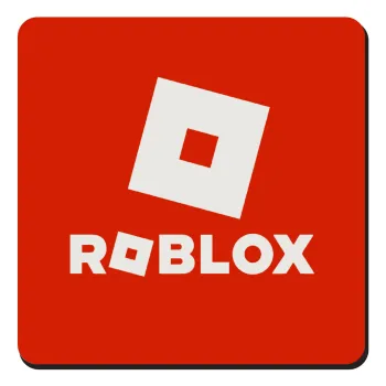 Roblox red, Τετράγωνο μαγνητάκι ξύλινο 9x9cm