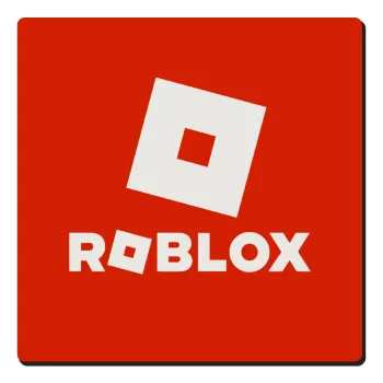 Roblox red, Τετράγωνο μαγνητάκι ξύλινο 6x6cm