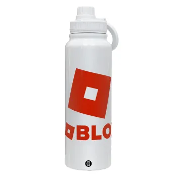Roblox red, Θερμός 1L Ανοξείδωτο με Βάση Κινητού & Διπλά Τοιχώματα