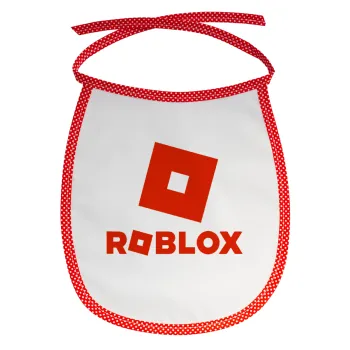 Roblox red, Σαλιάρα μωρού αλέκιαστη με κορδόνι Κόκκινη