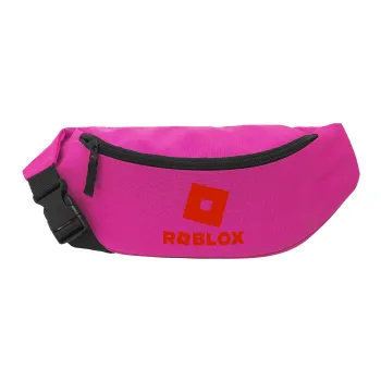 Roblox red, Unisex waist bag (banana) in PINK color with 2 pockets
