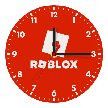 Roblox red, Ρολόι τοίχου ξύλινο (20cm)