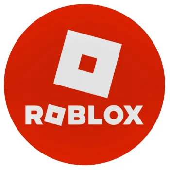 Roblox red, Mousepad Στρογγυλό 20cm