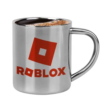 Roblox red, Κουπάκι μεταλλικό διπλού τοιχώματος για espresso (220ml)