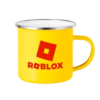 Roblox red, Κούπα Μεταλλική εμαγιέ Κίτρινη 360ml