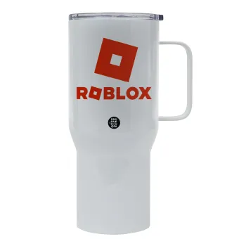 Roblox red, Tumbler με καπάκι, διπλού τοιχώματος (θερμό) 750L