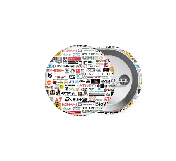 Video Game Studio Logos — (5cm)