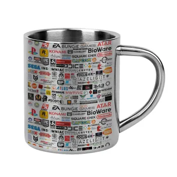 Video Game Studio Logos, Mug Stainless steel double wall 300ml