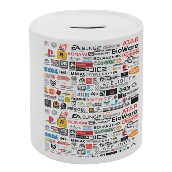 Video Game Studio Logos, Κουμπαράς πορσελάνης με τάπα