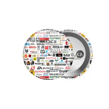 Video Game Studio Logos, Κονκάρδα παραμάνα 5.9cm