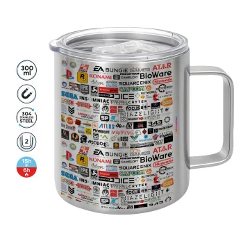 Video Game Studio Logos, Κούπα Ανοξείδωτη διπλού τοιχώματος 300ml
