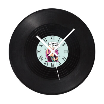 Αντε καλέ, σιγά, κόβεται το σέξ ;, Ρολόι τοίχου Βινύλιο (30cm)