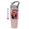 Pink color, 890ml (30oz) stainless Steel Tumbler with Handle