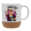 Ceramic coffee mug Cork (MAT), 330ml