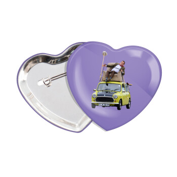 Mr. Bean mini 1000, Κονκάρδα παραμάνα καρδιά (57x52mm)