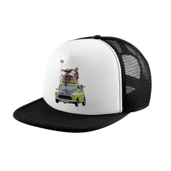 Mr. Bean mini 1000, Καπέλο Soft Trucker με Δίχτυ Black/White 