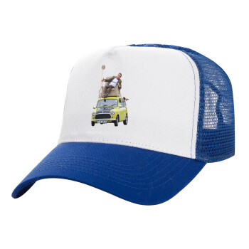 Mr. Bean mini 1000, Καπέλο Structured Trucker, ΛΕΥΚΟ/ΜΠΛΕ