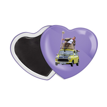 Mr. Bean mini 1000, Μαγνητάκι καρδιά (57x52mm)