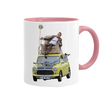 Mr. Bean mini 1000, Mug colored pink, ceramic, 330ml