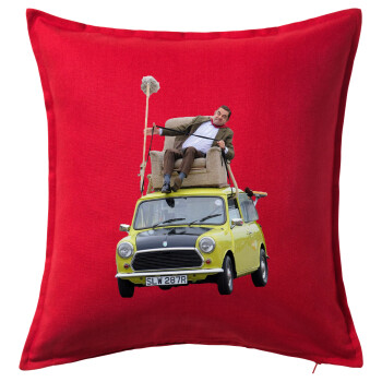 Mr. Bean mini 1000, Sofa cushion RED 50x50cm includes filling