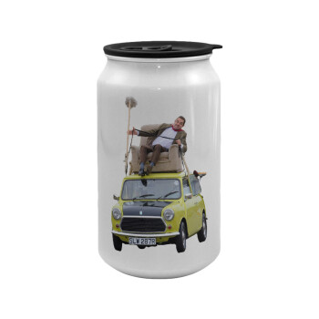 Mr. Bean mini 1000, Κούπα ταξιδιού μεταλλική με καπάκι (tin-can) 500ml