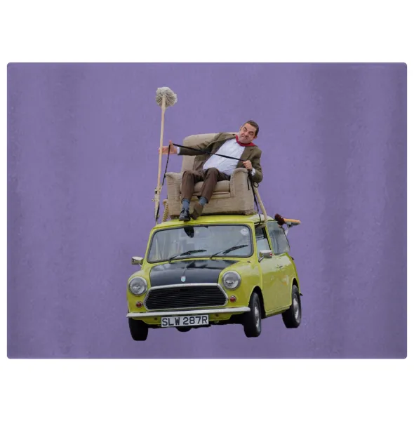 Mr. Bean mini 1000 — Επιφάνεια κοπής γυάλινη (38x28cm)