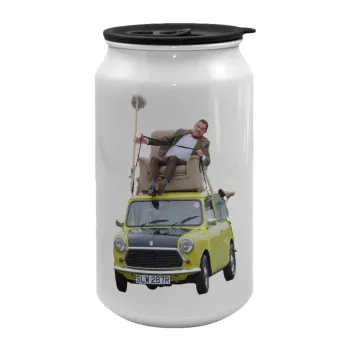 Mr. Bean mini 1000, Κούπα ταξιδιού μεταλλική με καπάκι (tin-can) 500ml