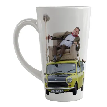 Mr. Bean mini 1000, Κούπα κωνική Latte Μεγάλη, κεραμική, 450ml