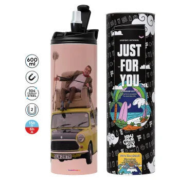 Mr. Bean mini 1000, Tumbler stainless steel PINK 600ml