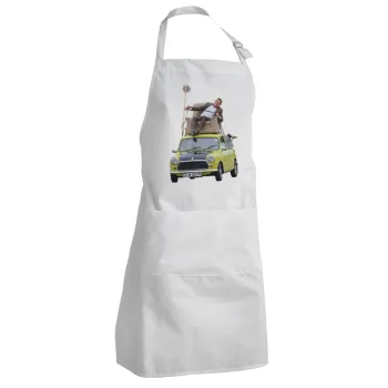 Mr. Bean mini 1000, Adult Chef Apron (with sliders and 2 pockets)